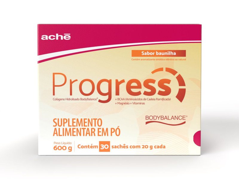 Suplemento Alimentar Progress 30 Sachês de 20g Cada