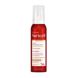 Espuma Efervescente Para as Pernas Cansadas Varicell Nanointense Pele Normal 150ml