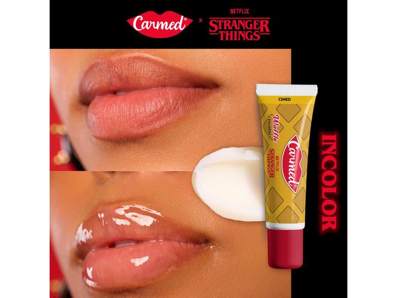 003-hidratante-labial-carmed-stranger-things-waffler-incolor-10g-farmacia-drogal-online