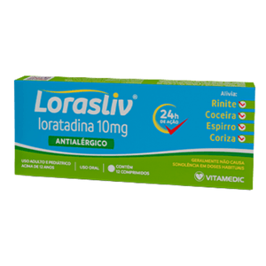 Lorasliv 10mg 12 Comprimidos