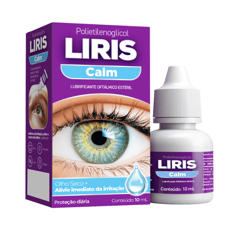 Colirío Lubrificante Oftálmico Estéril Liris Calm 10ml Preço