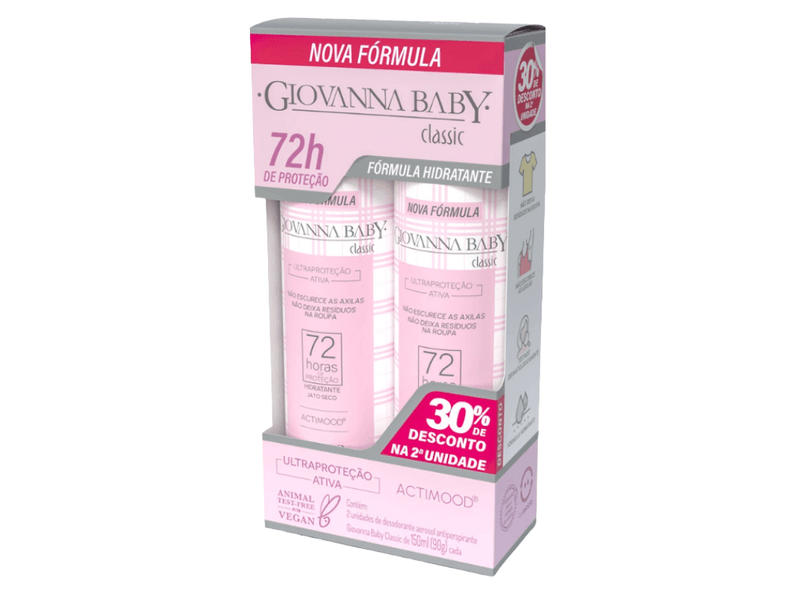 001-kit-desodorante-antitranspirante-aerossol-giovanna-baby-classic-72h-2-unidades-150ml-cada-farmacia-drogal-online