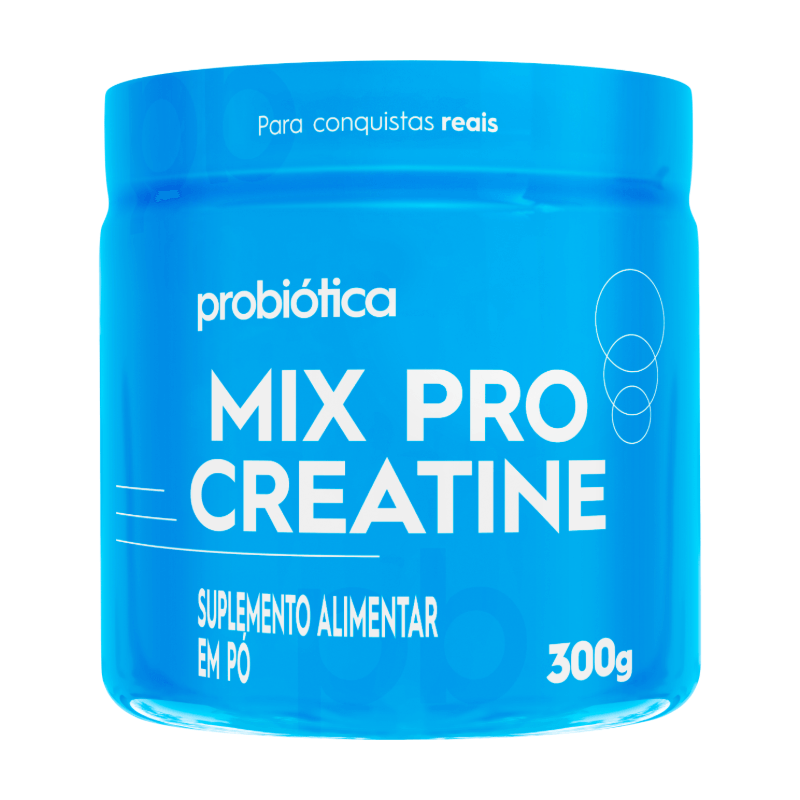 Embalagem do Suplemento Alimentar Probiótica Mix Pro Creatine 300g
