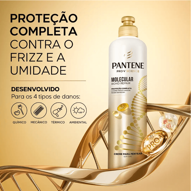 Creme para Pentear Pantene Pro-V Molecular Bond Repair