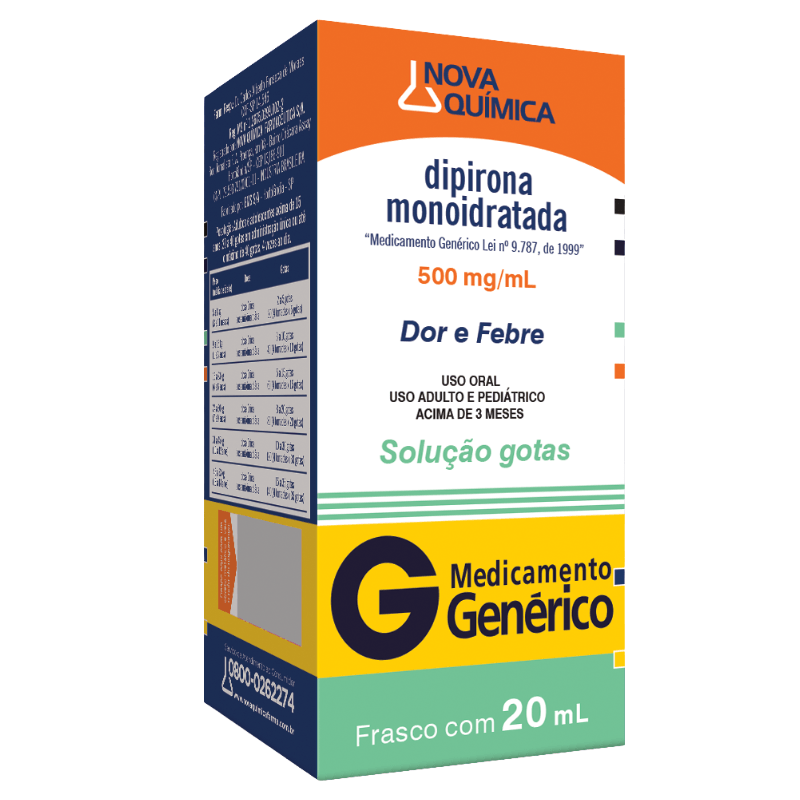 Dipirona Solução Gotas Nova Química - Compre na Drogal