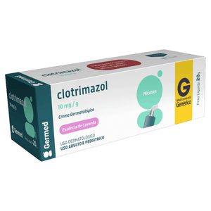 Clotrimazol 10mg/g Germed Creme Dermatológico 20g