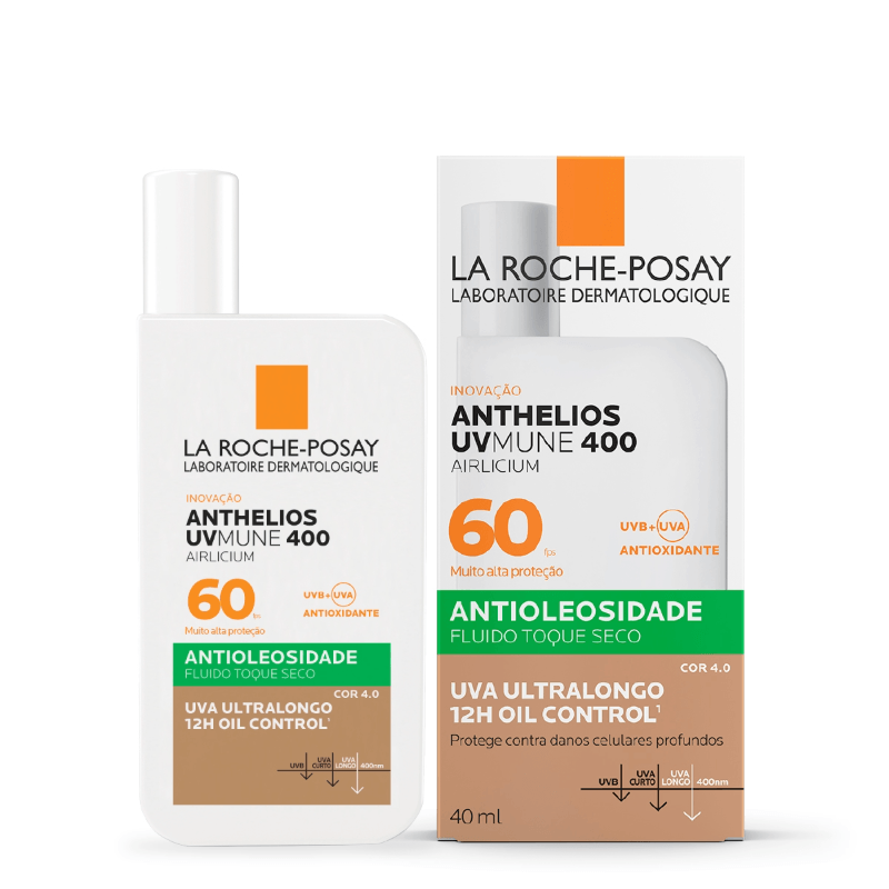 Protetor Solar La Roche Anthelios UVMune 400 FPS60 Cor 4.0