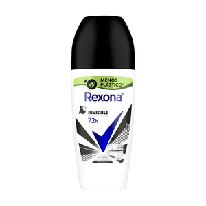 Desodorante Antitranspirante Roll On Rexona Invisible 50ml