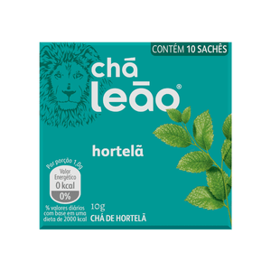 Chá Leão Hortelã 10 Sachês 10g