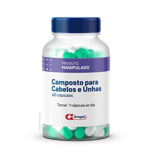Composto para Cabelos e Unhas 60 Cápsulas