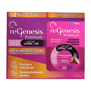 Suplemento Alimentar Regenesis Premium 120 Cápsulas Moles