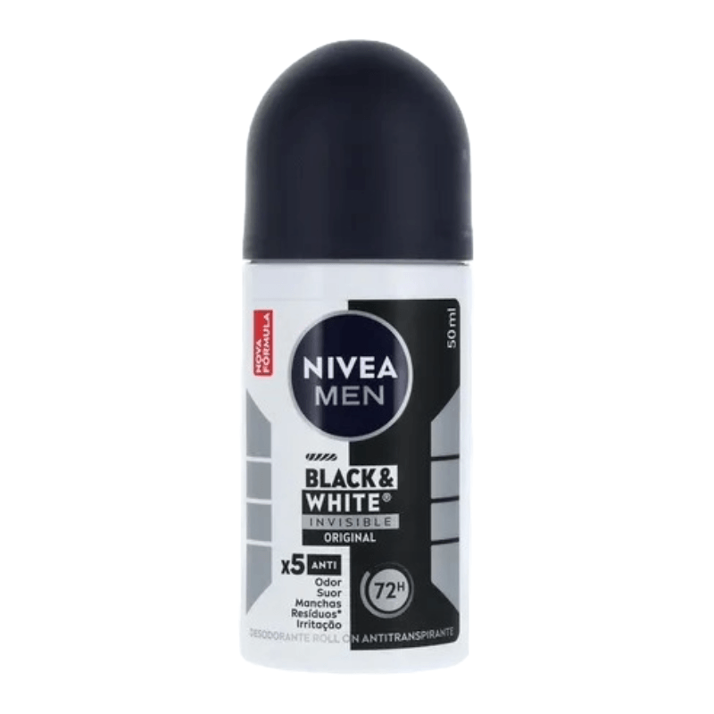 Nivea Men Invisible Black & White – Proteção 48h Sem Mancha