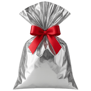Saco para Presente Metalizado Tamanho P Sortido 1 Unidade + Laço
