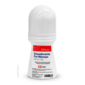 Desodorante Feminino For Woman Roll-On 50g