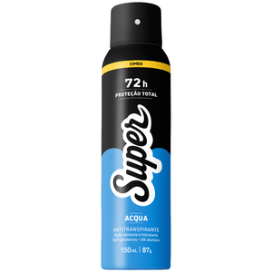 Desodorante Antitranspirante Aerossol Cimed Super Acqua 150ml