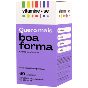 Suplemento Alimentar Vitamine-se Quero Mais Boa Forma 60 Cápsulas