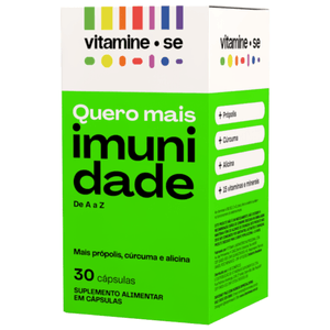 Suplemento Alimentar Vitamine-se Quero Mais Imunidade 30 Cápsulas