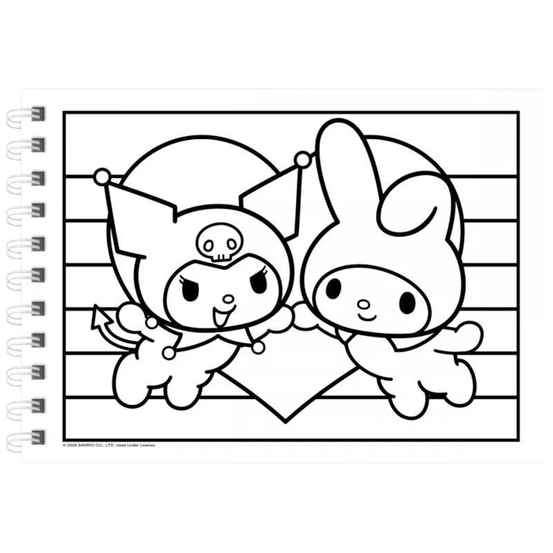 Livro Para Colorir My Melody E Kuromi | Farmácia Drogal