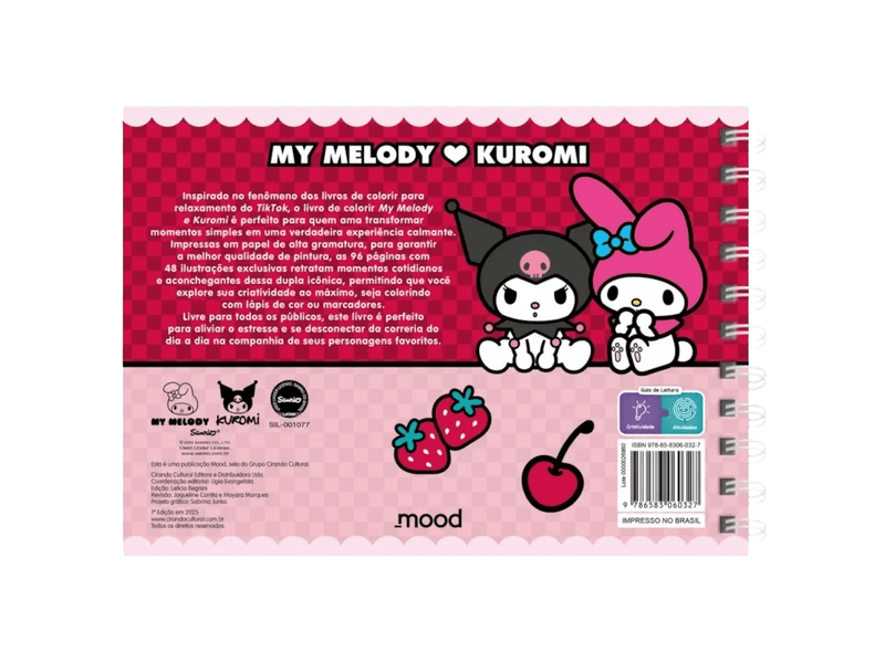 001-livro-para-colorir-my-melody-e-kuromi-coloring-time-1-unidade-farmacia-drogal