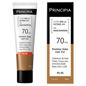 Protetor Solar Facial Principia PS-05 FPS70 Cor 5.0 30ml