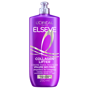 Creme para Pentear Elseve Volume Sem Frizz Collagen Lifter 250ml