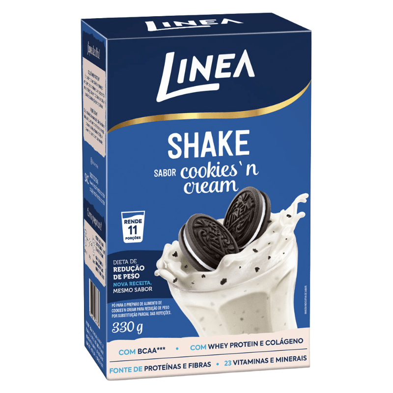 Shake Linea Cookiesn Cream 330g Original - Comprar Online