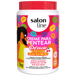 Creme para Pentear Salon Line Definição Cachos Ostentação 1kg