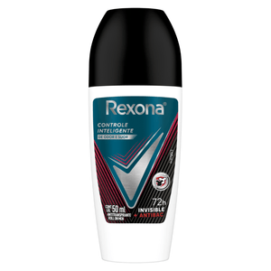Desodorante Antitranspirante Roll On Rexona Men Antibacterial + Invisible 50ml
