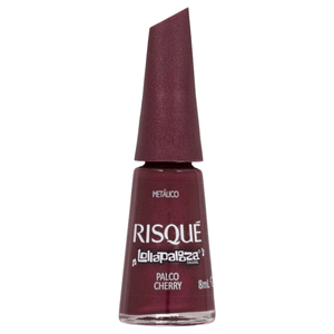 Esmalte Risqué Metálico Lollapalooza Brasil Palco Cherry 8ml