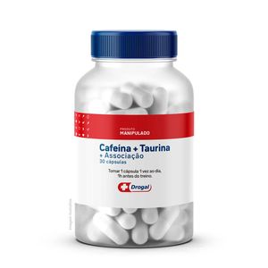 Cafeína 50mg + Taurina 200mg + Associação 30 Cápsulas