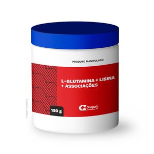 L-Glutamina 3g + Lisina 315mg + Associações Sabor Laranja 150g