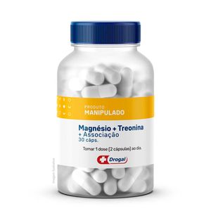 Magnésio + Treonina + Associação 30 Cápsulas