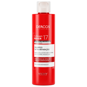 Shampoo Vichy Dercos Collagen Repair 17 Ultra Reparação 200g