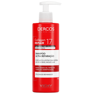 Shampoo Vichy Dercos Collagen Repair 17 Ultra Reparação 390g