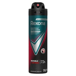 Desodorante Antitranspirante Aerosol Rexona Men Antibacterial + Invisible 150ml