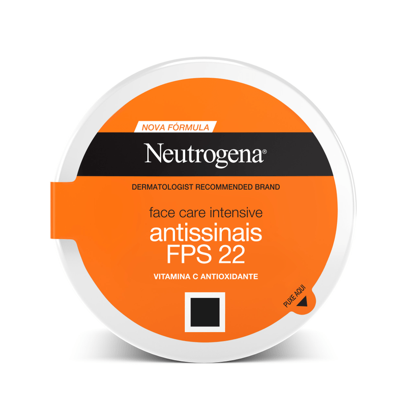 Creme Antissinais:Neutrogena Face Care Intensive FPS22 100g