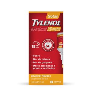 Tylenol Gotas 200mg/ml Solução Oral 15ml