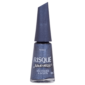 Esmalte Risqué Metálico Lollapalooza Brasil Não Esquece a Jaqueta 8ml