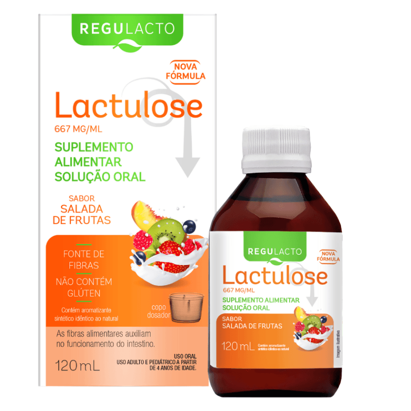 Regulacto Lactulose 667mg Salada de Frutas 120ml | Drogal