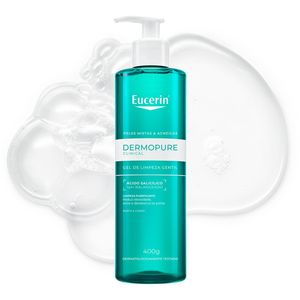 Gel de Limpeza Facial Antiacne Gentil Eucerin Dermo Pure Oil Control 400g