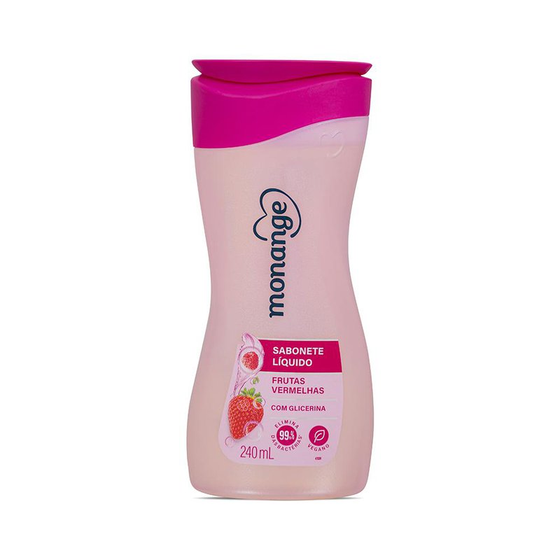 Sabonete Líquido Monange Detox Capim-Limão 240ml
