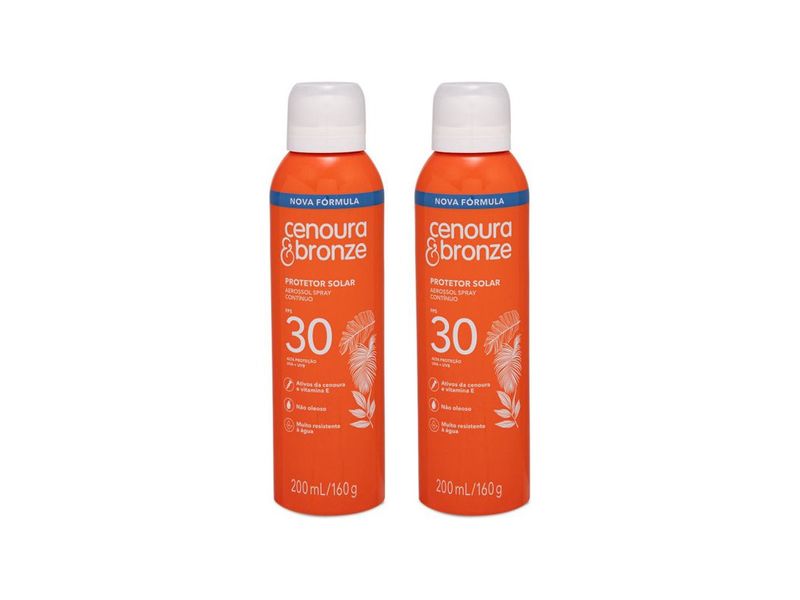 001-kit-protetor-solar-corporal-aerossol-cenoura--bronze-fps30-200ml-2-unidades-farmacia-online-drogal
