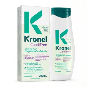 Sabonete Líquido Íntimo Kronel CandiFree 200ml