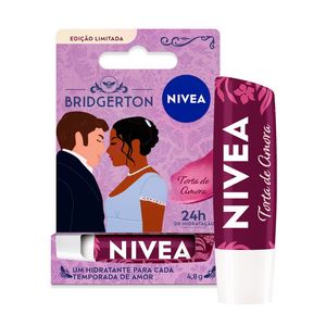 Hidratante Labial Nivea Lip Care Bridgerton Torta de Amora 4,8g