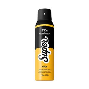 Desodorante Antitranspirante Aerossol Cimed Super Wood 150ml