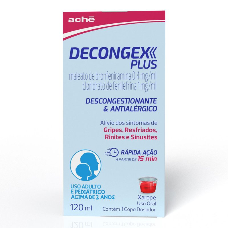 Decongex Plus Xarope 120ml Para Alívio Rápido em Oferta