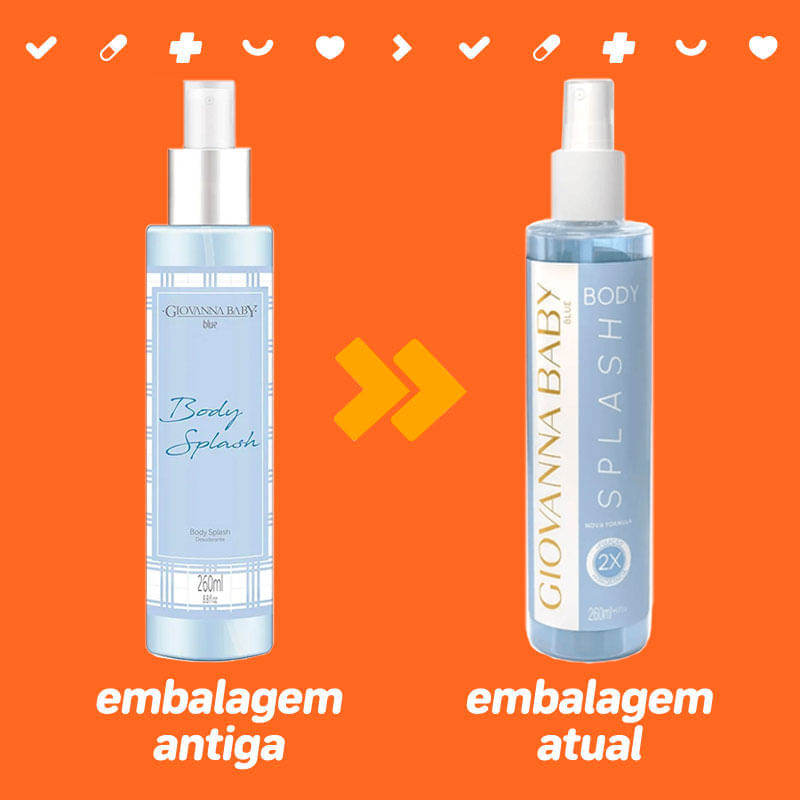 Body Splash Giovanna Baby Blue 260ml | Farmácia Drogal