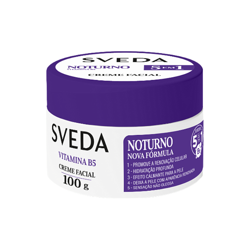 Creme Facial Sveda Care Rosa Mosqueta 100g Hidratante