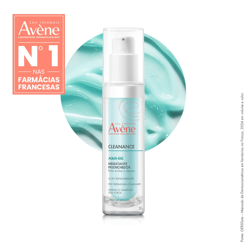 Hidratante Avène Cleanance Aqua Gel 30g