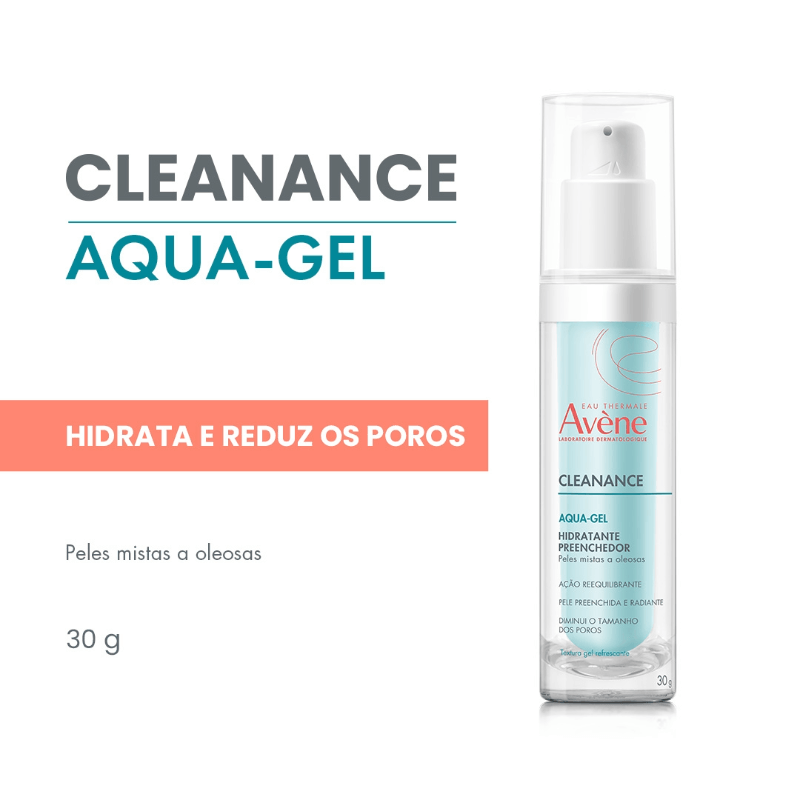 Hidratante Avène Cleanance Aqua Gel 30g